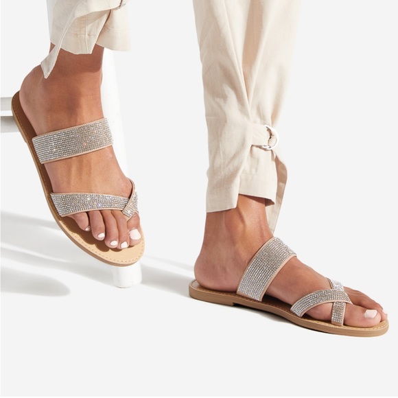 Shoedazzle bedazzle thong sandal - Picture 6 of 7